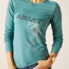 Bluzka damska SILHOUETTE T-shirt - Ariat - arctic